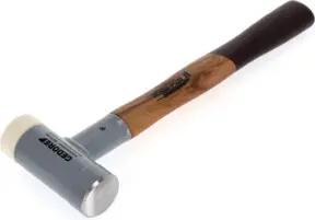 Gedore KOMBI-PLUS R Hammer, mit Holzgriff, Schon-/Schlosserhammer, Ø 40 mm, rückschlagfrei, Hickorystiel, 247 H-40