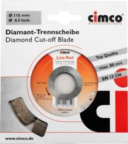 Cimco Diamanttrennscheibe D=115mm 208752