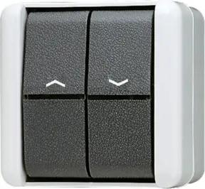 Jung Jalousie-Wippschalter ws 10AX 250V Sch.1-pol. 809 VW
