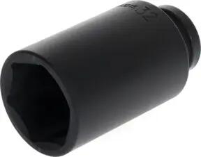 Gedore red Schlagschraubereinsatz, Nuss, 1/2" 12,5 mm Antrieb, 6-kant, SW 32 mm, lang, maschinenbetätigt, Auto/KFZ, R63003215
