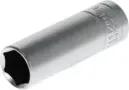 Gedore red Zündkerzeneinsatz, 1/2" 12,5 mm, SW 16 mm, handbetätigt, 65 mm lang, matt verchromt, für Zündkerzen, R61021612