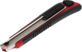 Gedore red Cuttermesser mit 5 Ersatzklingen, 9 mm breit, klein, Abbrechklingen, Metall, einhand, 145 mm lang, R93200010