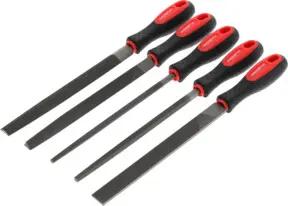 Gedore R93000005 Feilensatz 3-kant + 4-kant + Flach + Rund + Halb 5-teilig