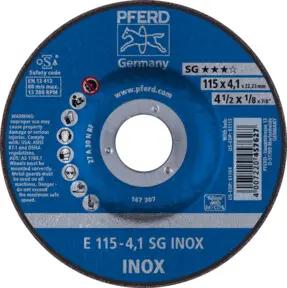 PFERD Schruppscheiben E 115-4,1 SG INOX