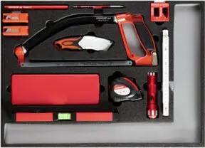 Gedore R22350004 Werkzeugsatz Messwerkzeuge + S chneiden 1/1 CT-Modul