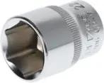 Gedore red Steckschlüsseleinsatz, Nuss, 1/2'' 12,5 mm Antrieb, 6-kant, 22 mm Weite, Werkzeug, R610002206, Stahl