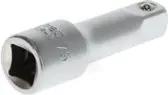 Gedore red Steckschlüsselverlängerung, 1/2'' 12,5 mm 4-kant Antrieb, 75 mm lang, Adapter, Werkzeug, R65100014, Stahl verchromt