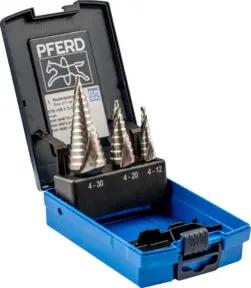 PFERD Stufenbohrer-Set HSS 3-tlg.
