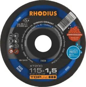 RHODIUS TOPline XT200 EXTENDED Extradünne Trennscheibe 115 x 1,5 x 22,23 mm