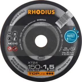 RHODIUS TOPline XT24 Extradünne Trennscheibe 150 x 1,5 x 22,23 mm
