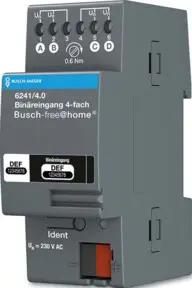 Busch-Jaeger Binäreingang 4-fach REG 6241/4.0