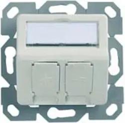 Telegärtner Modul-Aufnahme 2fach UP/50 aws aufbauend 100021417