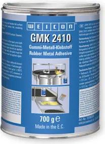 WEICON GMK 2410 Kontaktklebstoff, haftstarker und schnellhärtender 1K Gummi-Metall-Kleber, 0,7 kg, braun