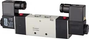 Riegler 5/2-Wegeventil elektropneumat. »4V« bistabil, G 3/8, 230 V, 50 Hz