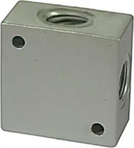 Riegler Kreuz-Verteiler, G 1/2 Aluminium, SW 30