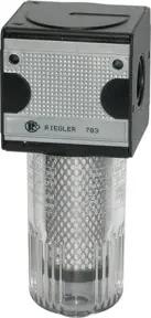 Riegler Aktivkohlefilter »multifix«, mit PC-Behälter, BG 1, G 1/4