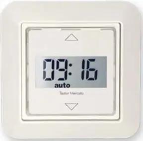 Kaiser Nienhaus Rollladensteuerung m. LCD Tagesprg.+Mem/Zufall Tastor Mercato rws