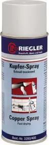 Riegler Kupfer-Spray, Temperatur max. 300  °C, 400 ml