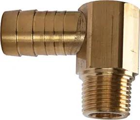 Riegler Winkel-Gewindetülle 90°, M14x1,5 AG keg., Schlauchanschluss 13 mm