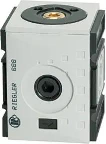 Riegler Verteiler »FUTURA «, BG 2, G 1/2, Abgänge 2xG 3/8, 1x G 1/4, G 1/2