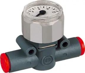 Riegler Manometer »lineonline«, Schlauch - Schlauch, für Schlauch-Ø 6