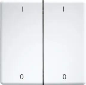 Eltako Doppelwippe lasergraviert f.55x55mm rws I/O DW-FT55-rw+IO