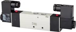 Riegler 5/3-Wegeven elektrpn. »4V« Mitte geschl. G 1/8, 24VDC, 550l/min