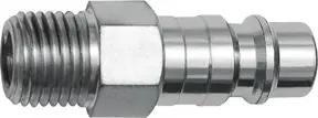 Riegler Nippel für Kupplungen NW 7,2, Stahl, G 1/4 AG