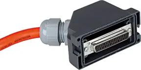 Riegler El. Anschl. Multipol 25-polig, IP 65, Steckdose IP 67, 5 m Kabel