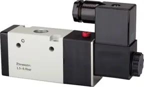 Riegler 3/2-Wegeventil elektropneum., monost., NO, G 1/8, 24VDC, 750l/min
