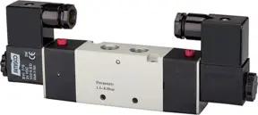 Riegler 5/2-Wegeventil elektropneu., »4V«, bista., G1/4, 24VDC, 1300l/min