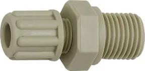 Riegler Gerade Einschraubverschraubung G 1/4 a., für Schlauch 9/12 mm, PP