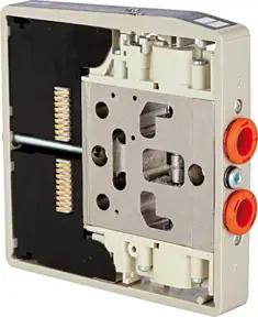 Riegler Ventilscheibe HDM, Anschluss 8 mm, 5/3-Wege Mitte geschlossen