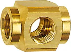 Riegler Kreuz-Verteiler, M5, SW 8, Messing