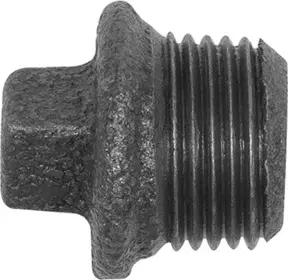 Riegler Stopfen 290, mit Rand, R 1 1/2 a. Temperguss schwarz