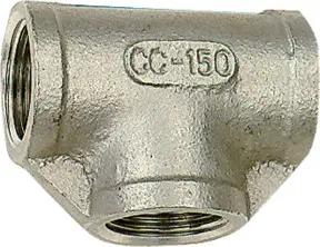 Riegler T-Verteiler, 3 x innen, Rp 1/2, Edelstahl 1.4408