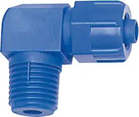 Riegler Winkel-Verschraubung, starr, R 1/4 a., für Schlauch 8/6 mm, POM