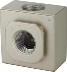 Riegler Verteiler »G«, mit 2 Abgängen, BG 400, G 1/2, PE 0 - 9 bar