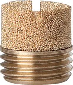Riegler Sinterbronce-Schalldämpfer, Schlitz, G 1/2, max. 10 bar