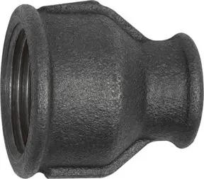 Riegler Muffe 240, red., Rp 1 1/4 i., Rp 1 i., Temperguss schwarz