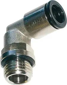 Riegler Winkeleinschraubverschrau. »value line«, G 1/4 a., MS vern. Ø4mm