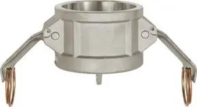 Riegler Kamlok-Verschlusskappe, Typ DC, Alu, BG 4, für Stecker-Ø 120