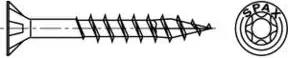 Spax Universalschraube 3,5 x 35 mm Senkkopf T-STAR plus Teilgewinde 4CUT WIROX A3J