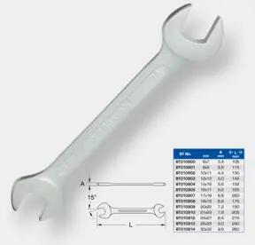 Brilliant Tools Doppel-Maulschlüssel, 20 x 22 mm
