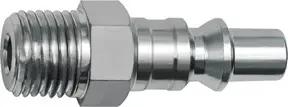 Riegler Nippel für Kupplungen NW 5,5, ARO 210, Stahl, G 1/4 AG