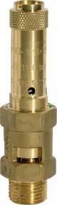 Riegler Sicherheitsventil, Messing, G 1, Ansprechdruck 1 bar