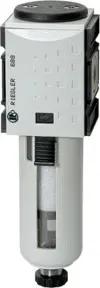 Riegler Vorfilter »FUTURA«, PC-Beh., Schutzkorb, 0,3 µm, BG 1, G 1/4, HA