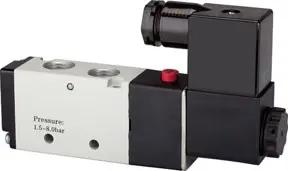 Riegler 5/2-Wegeventil, elektropneumatisch, »4V«, monostabil, M5, 24 V DC
