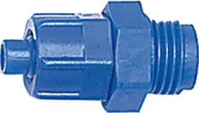 Riegler Gerade Einschraubverschraubung G 1/4 a., für Schlauch 6/4 mm, POM