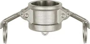 Riegler Kamlok-Verschlusskappe, Typ DC, ES 1.4401, für Stecker-Ø 32 mm